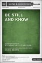 Be Still and Know SATB choral sheet music cover